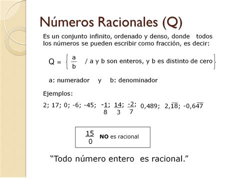 números racionales ejemplos